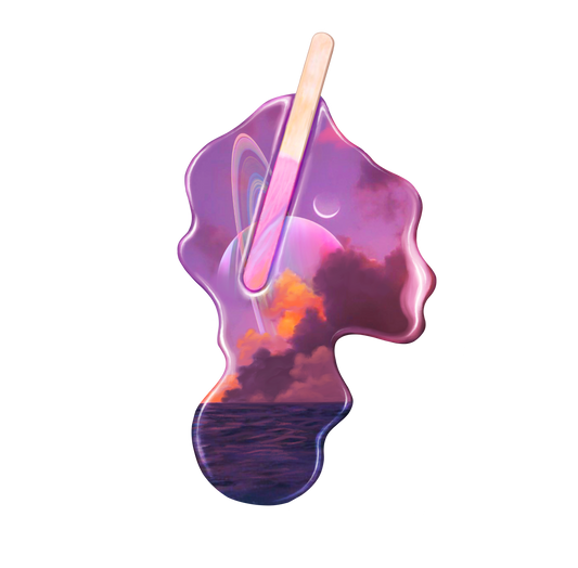 Melted Popsicle Sticker