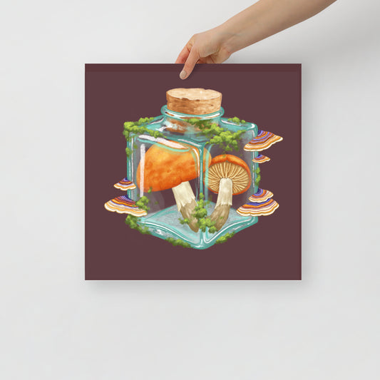 Mushroom Jar  Print