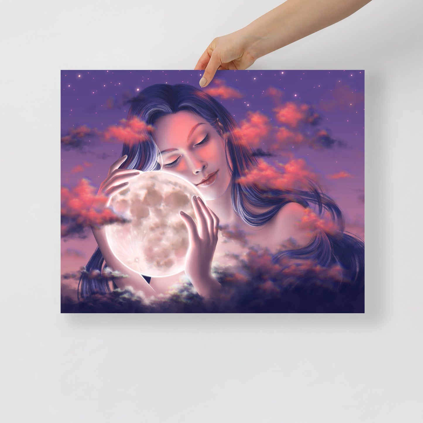 Lady Moon Print